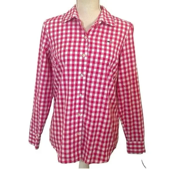 Vineyard Vines pink button down shirt size 6 - Picture 1 of 4